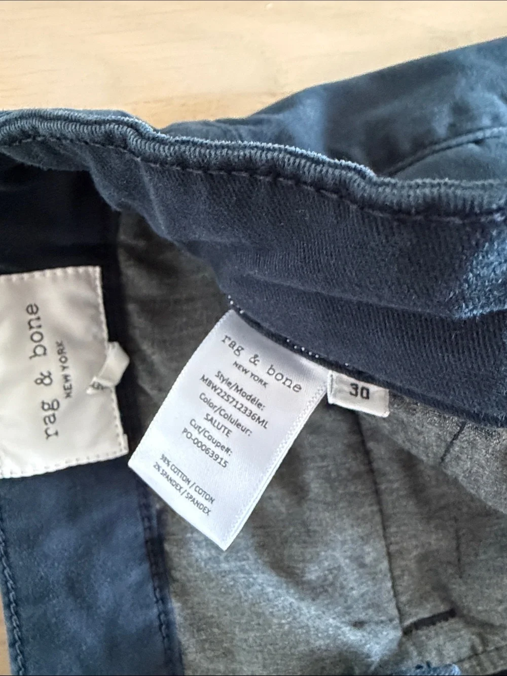 Rag & Bone Chinos 30x30.5
